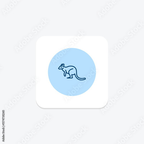 Tree Kangaroo, vector, pixel perfect, illustrator file