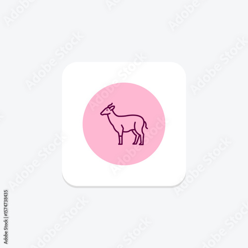Nilgai, vector, pixel perfect, illustrator file