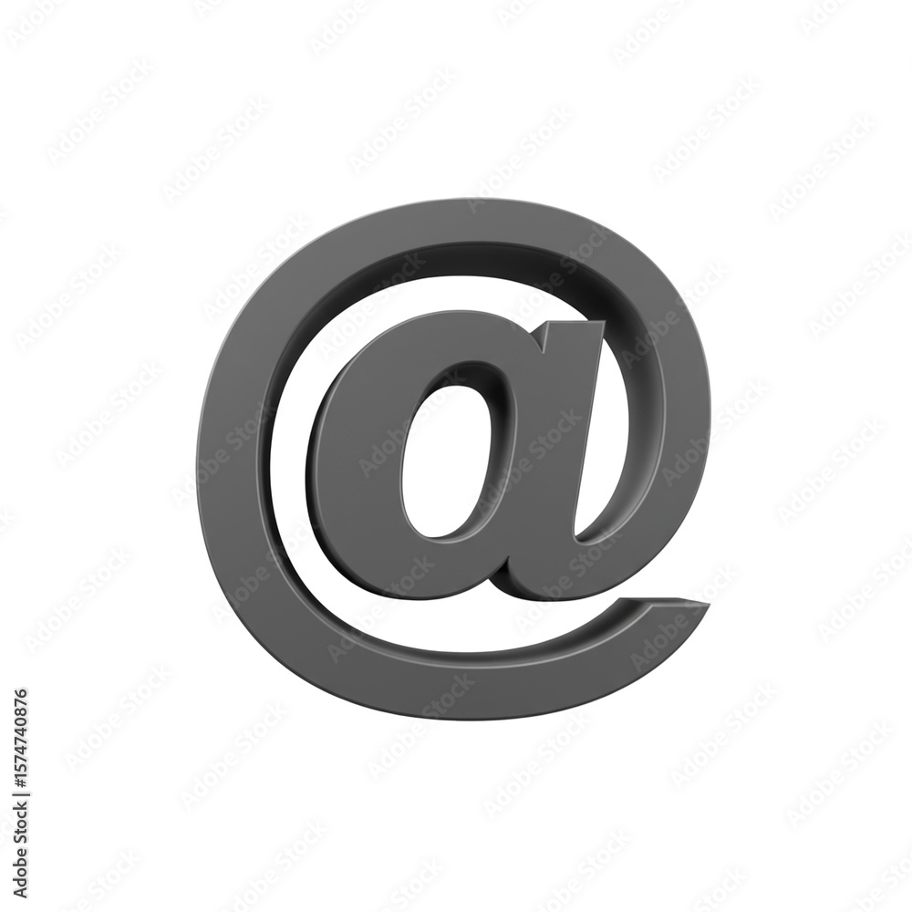 Sleek grey sign, an email symbol icon for modern digital communication and internet contact transparency background Sleek grey sign, an email symbol icon for modern digital communication and internet contact transparency background