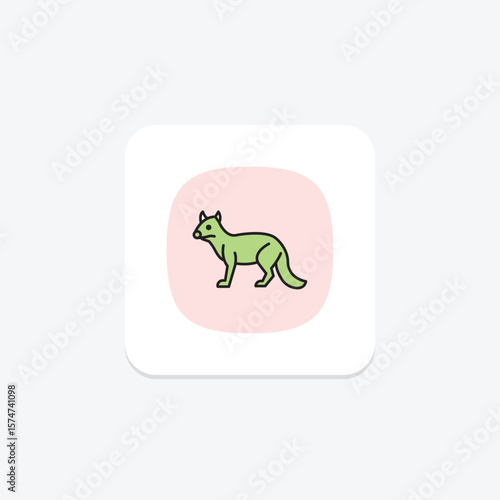 Civet, vector, pixel perfect, illustrator file