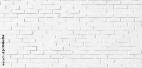 Clean  seamless texture of abstract white brick wall    contemporary   home decor