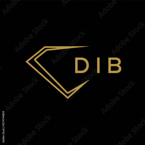 DIB Letter Initial Logo Design Template Vector Illustration