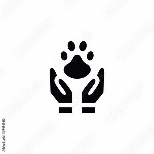 pet care icon sign vector