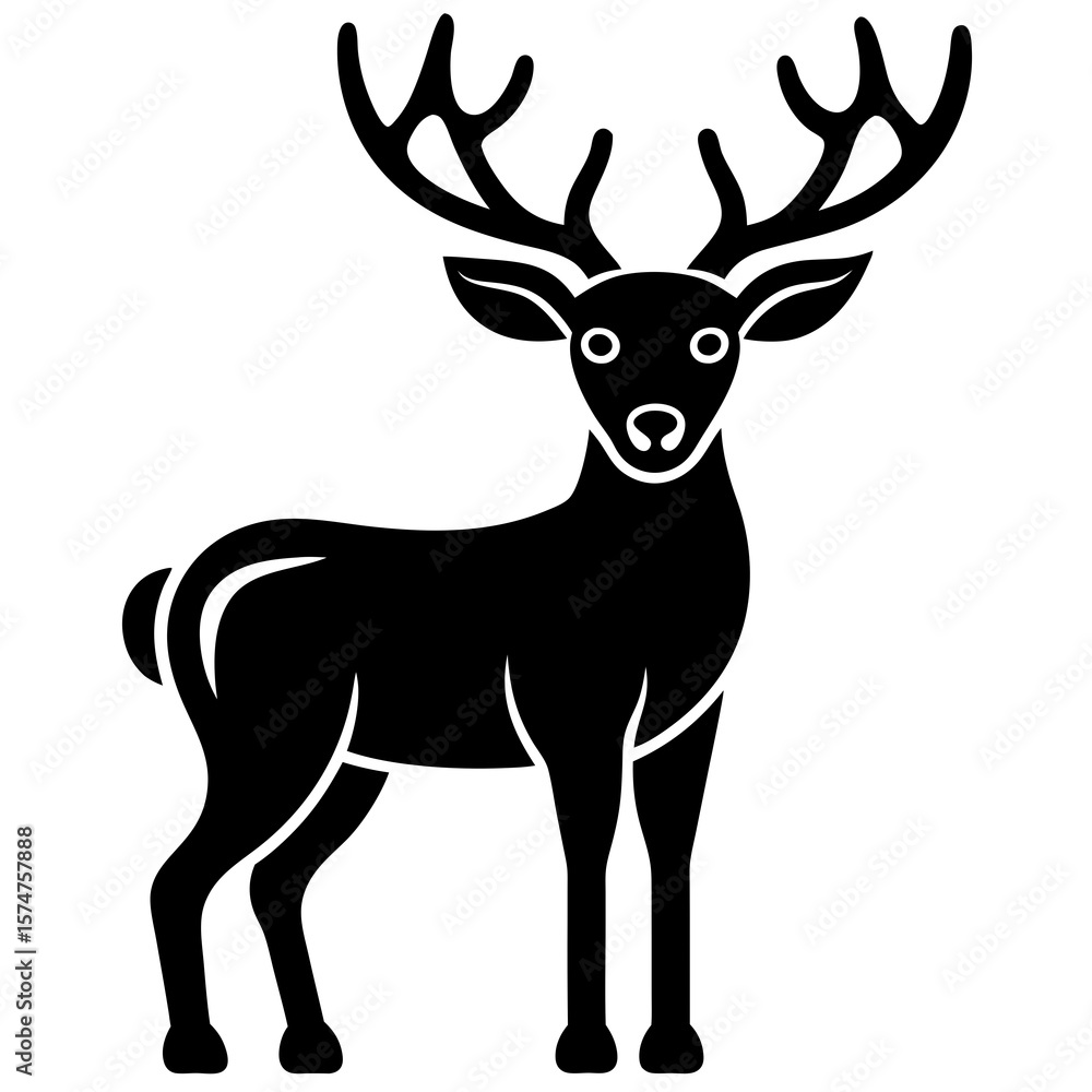 Fototapeta premium deer vector illustration