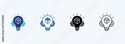 Innovation Icon Set Multiple Style Collection