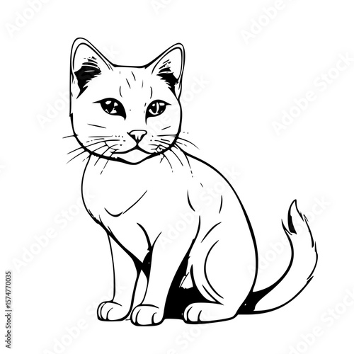 Wallpaper Mural black cat cartoon Torontodigital.ca