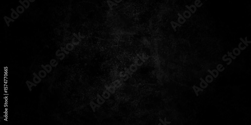 Grungy black surface with numerous white crack and scratches and dust particles distressed background. abstract chalk rubbed out on blackboard for background. dirty grunge texture vector. black paper.