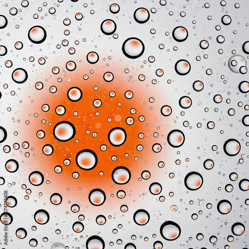 abstract background with bubbles