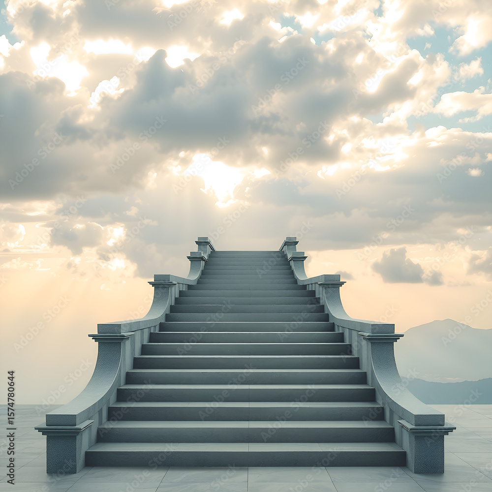 Fototapeta premium stairway to the sky