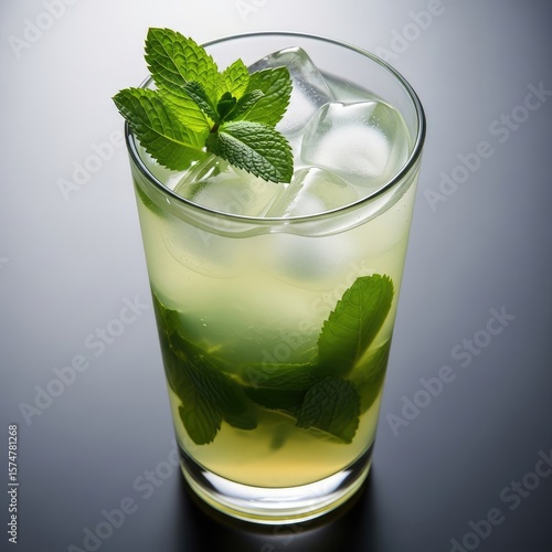 mojito cocktail with mint by Generated AI