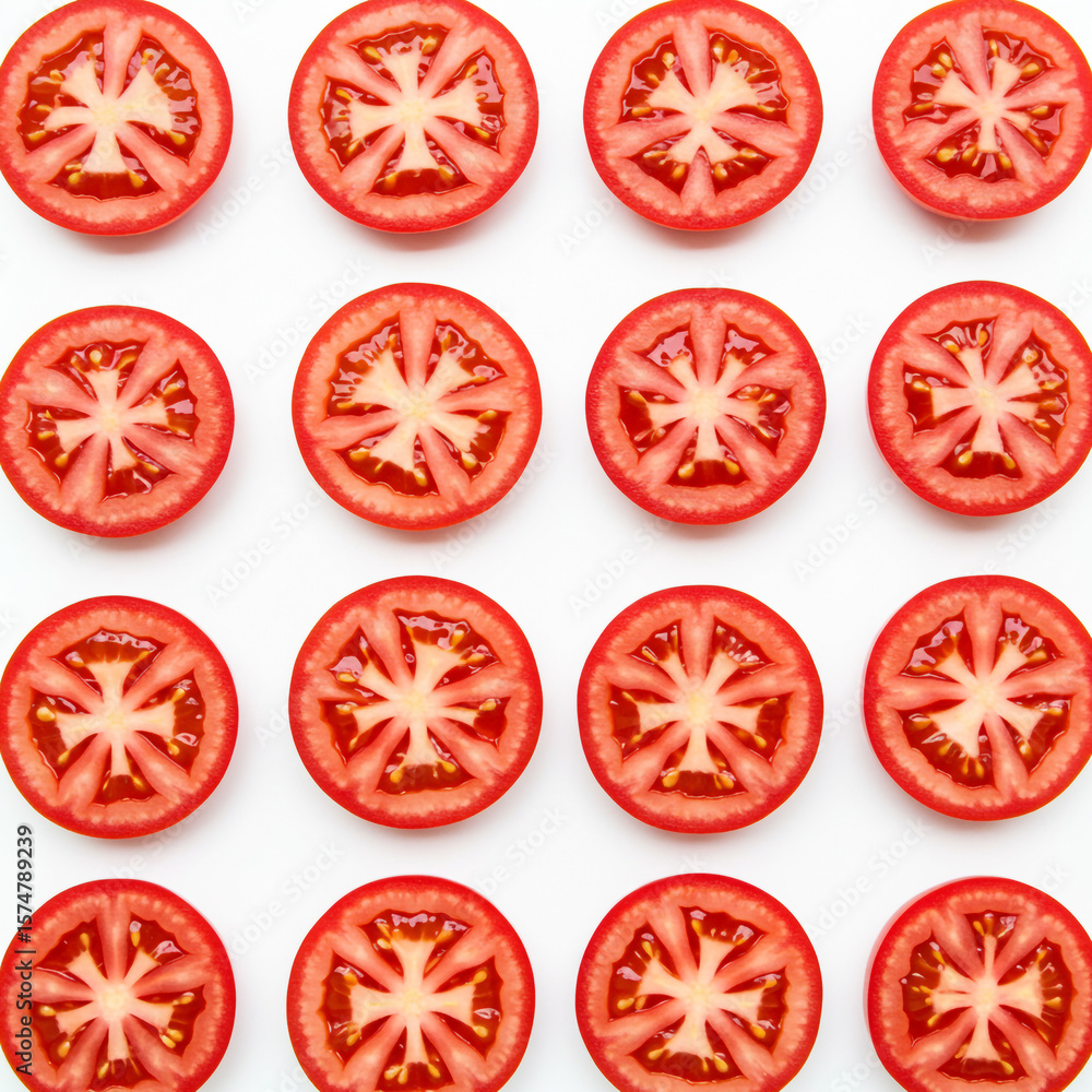 Mindful Minimalism: Geometric Tomato Art Mindful Minimalism: Geometric Tomato Art