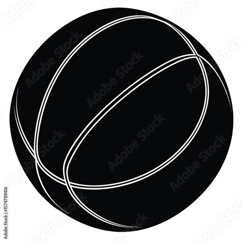 Fitness Trainer element isolated medicine ball on white background