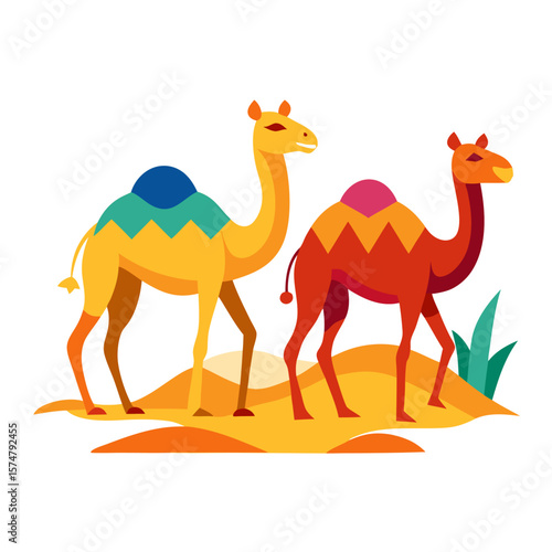 camel in desert