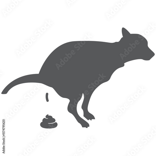 poop logo vector icon