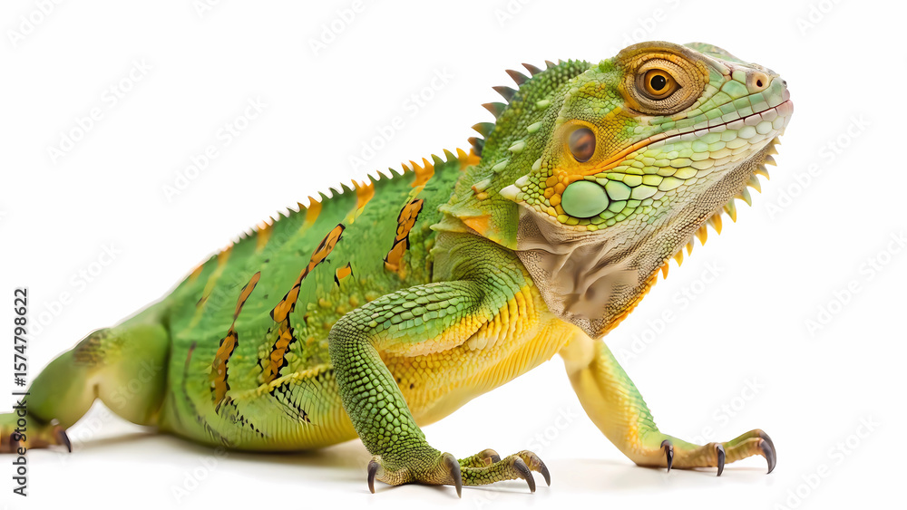 Green iguana reptile pet animal exotic lizard wildlife nature tropical closeup isolated studio shot Green iguana reptile pet animal exotic lizard wildlife nature tropical closeup isolated studio shot