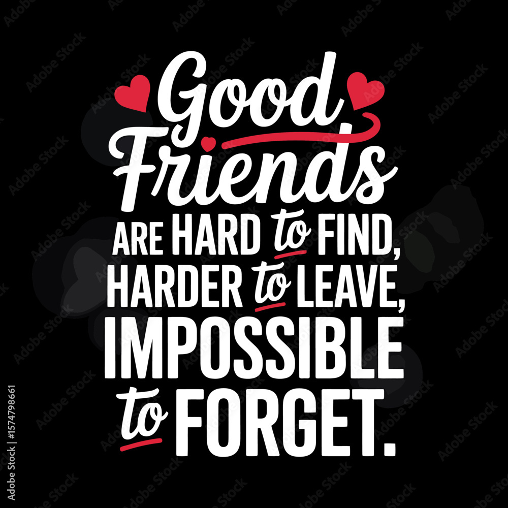 Fototapeta premium Happy Friendship Day Celebration Poster Banner Vector Illustration with Typography and Colorful Elements