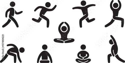 vector silhouettes of people