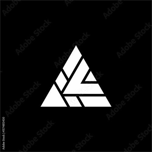 The AK or KA initials logo is modern, simple, elegant and unique. Suitable for technology, computer, internet and security companies.
