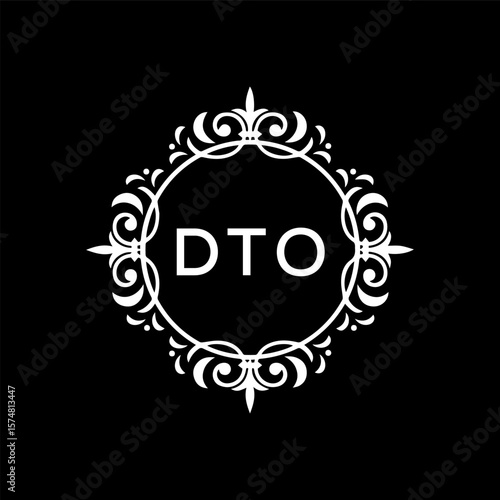 DTO Letter Initial Logo Design Template Vector Illustration
