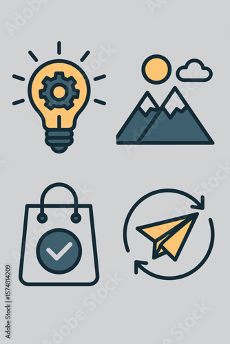 vector illustration of business man