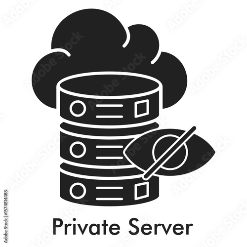 Private Server Icon - Glyph Style