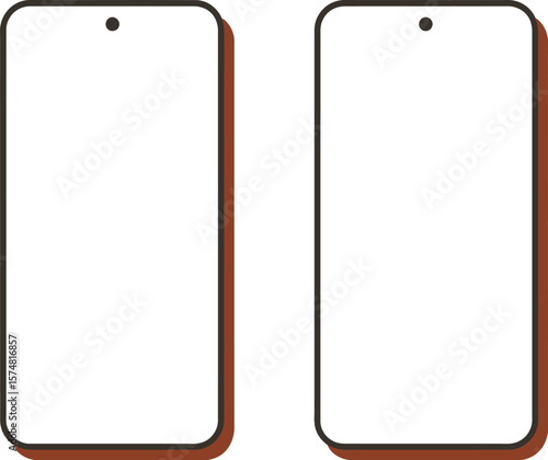 Mobile error success vector phones ui ux design app development alert checkmark exclamation mark  char