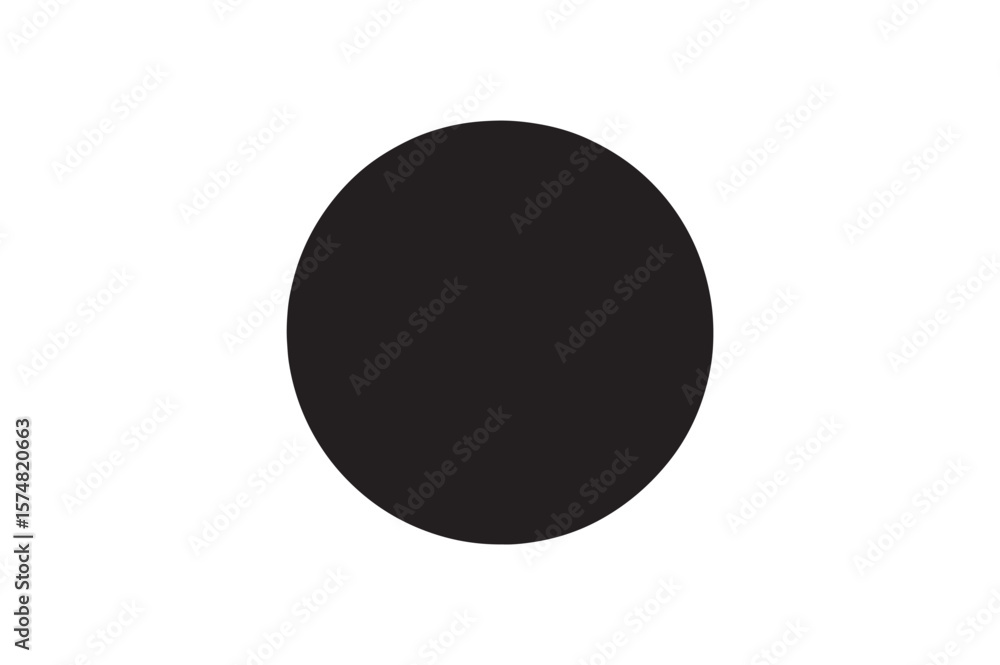 Full Moon icon silhouette vector with white background Full Moon icon silhouette vector with white background