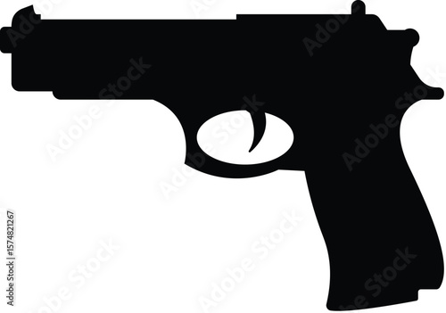 icon gun black 