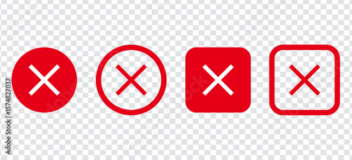 The Red Cross symbol, signifying confirmation,A high-quality collection of editable vector graphics