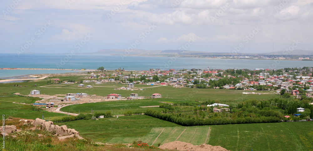 Fototapeta premium A view from Lake Van, Turkey's largest lake