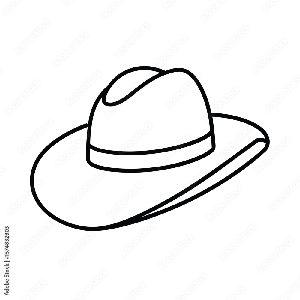 black hat isolated on white black hat isolated on white