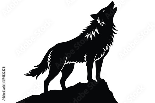 wolf vector illustration