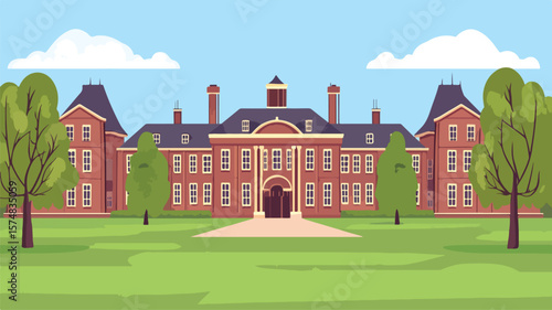 Transformation of a Once Prestigious Institution into Modern State - Educational Concept