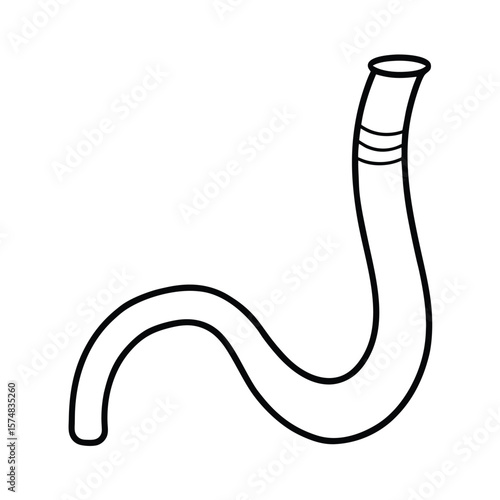 trachea vector icon