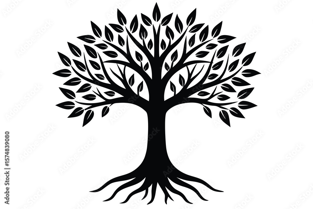 Obraz premium tree with roots