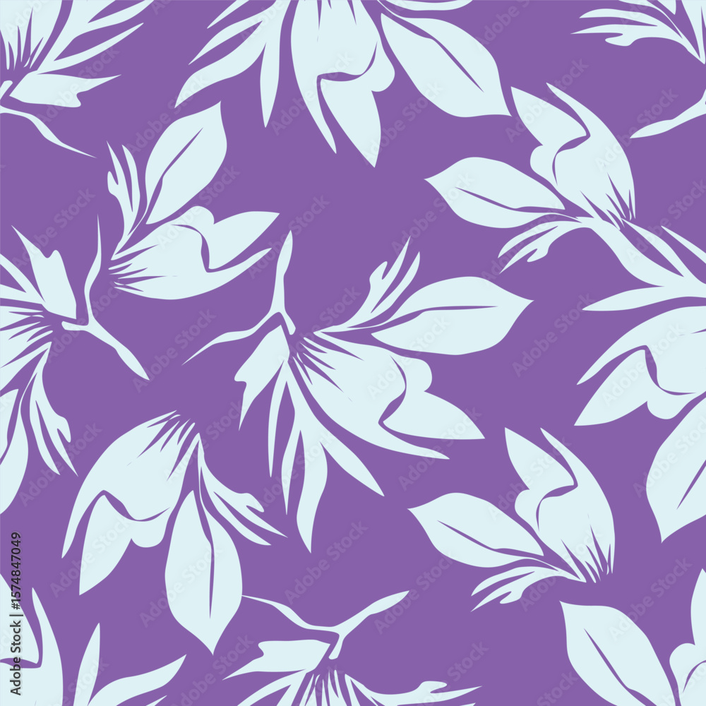 Fototapeta premium seamless floral pattern