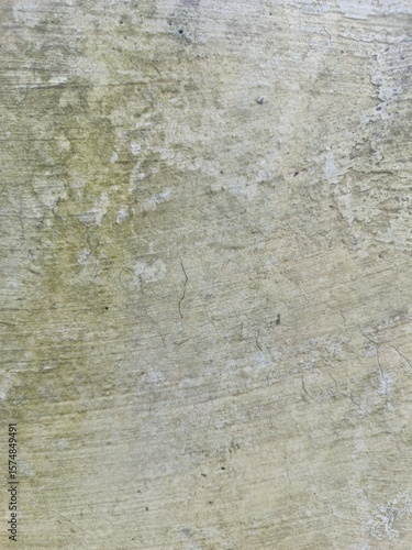 Wallpaper Mural Mossy cement wall with weather stains and green hues, ideal for grunge or natural texture backgrounds. Torontodigital.ca