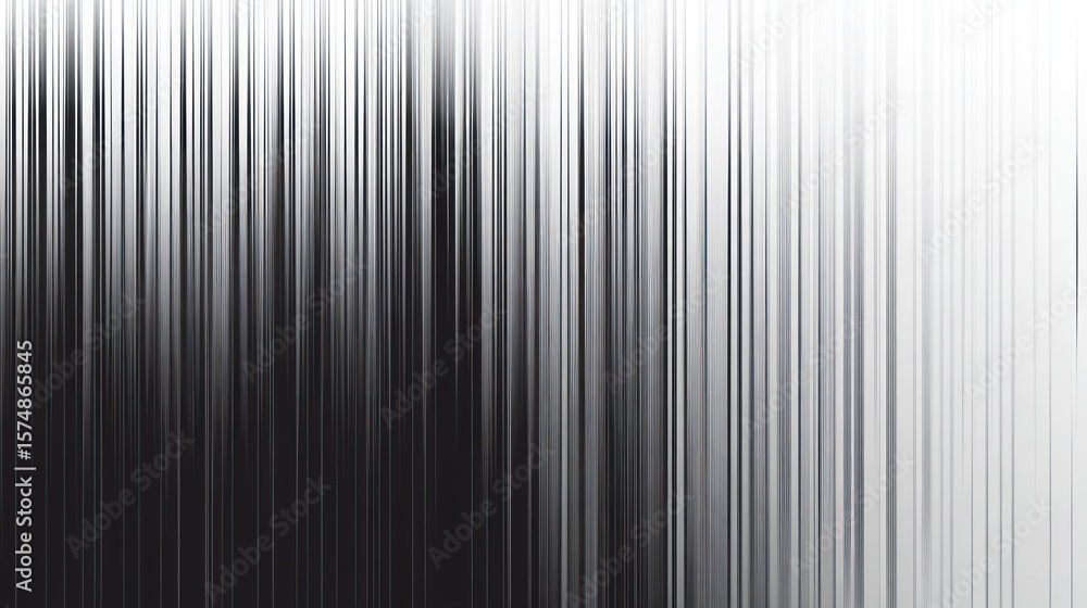 Fototapeta premium Abstract grayscale vertical lines background. (4)