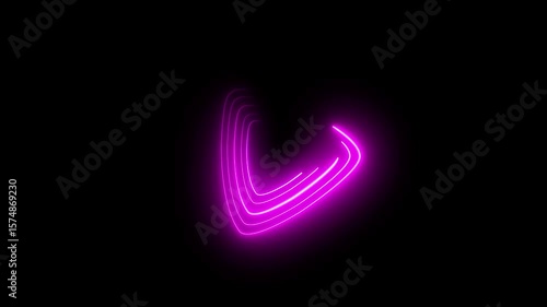 Wallpaper Mural  Futuristic Red Light Trail Motion 4k video. Torontodigital.ca