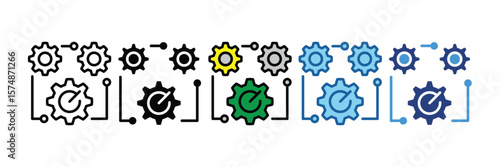 Innovation Process  Icon Element For Design