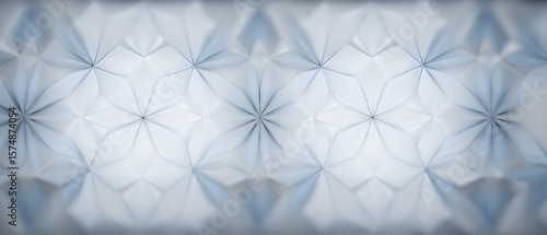 Pale geometric floral abstract soft background