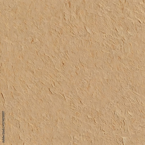 Seamless cracked beige plaster texture with subtle shadows and highlights