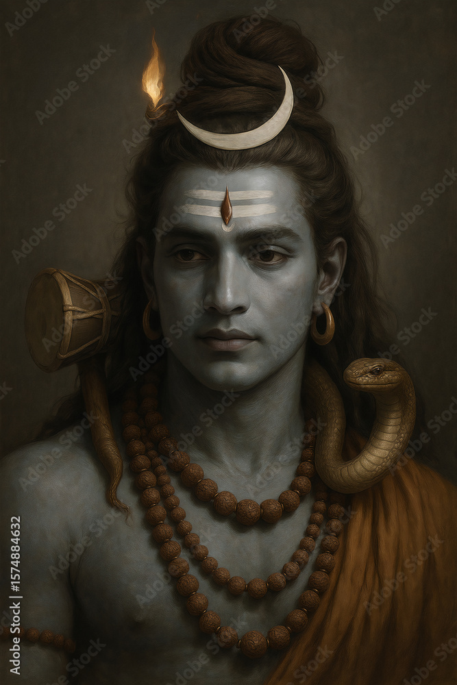 statue of Lord Shiva. statue of Lord Shiva.