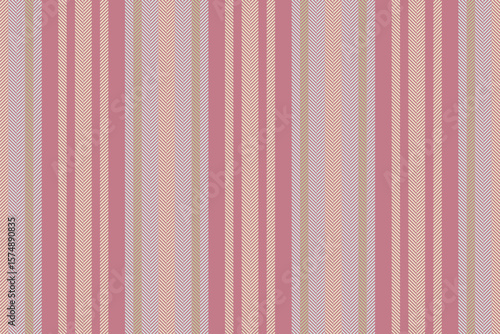 Dutside background vector vertical, outline pattern stripe fabric. Gabric lines seamless textile texture in red and light colors.