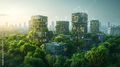 Refined representation of smart design principles focusing on IoT integration adaptive systems and intelligent automation for sustainable environments