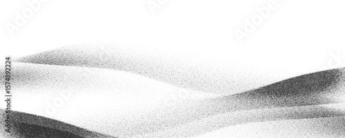 Halftone stipple mountain with brutalist retro photocopy noise, grunge punk Y2K collage style, vintage vector illustration with mound.Pointillism textured illustration.
