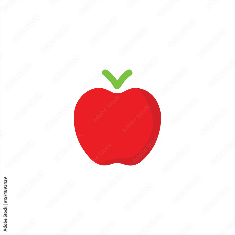 Obraz premium Apple logo Isolated on White Background
