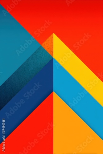 Free Download Abstract geometric background with overlapping colorful textured patterns - GFXLoad