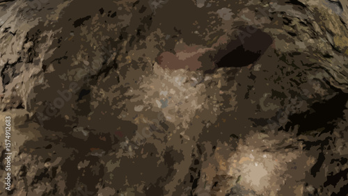 Rock surface texture