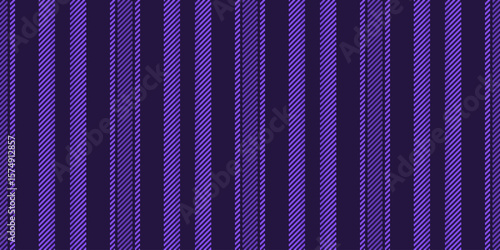 Lobby texture textile lines, menu vector background seamless. Hreamy pattern vertical stripe fabric in dark and indigo colors.